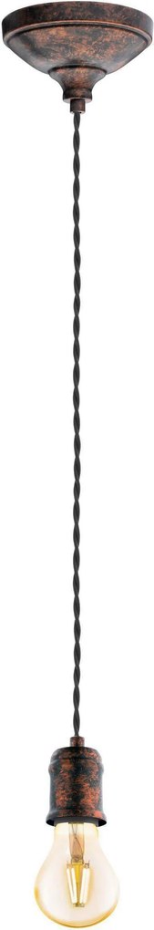 XXXLutz ZÁVESNÉ SVIETIDLO, 12.5/200 cm Eglo - Online Only bytové doplnky - 003348153401
