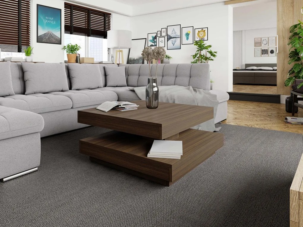 Konferenčný stolík Dakar, Farby: biela / ateliér svetlý