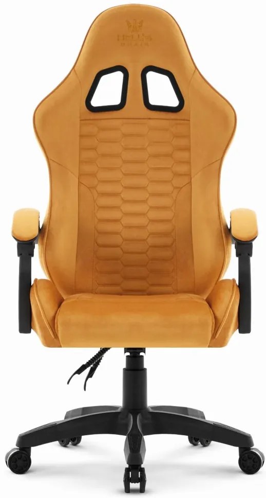 Herné kreslo HC-1000 Mustard - zamatová látka