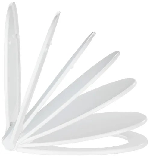 WENKO 21901100-WC sedátko KOS 44x37 cm biela/strieborná