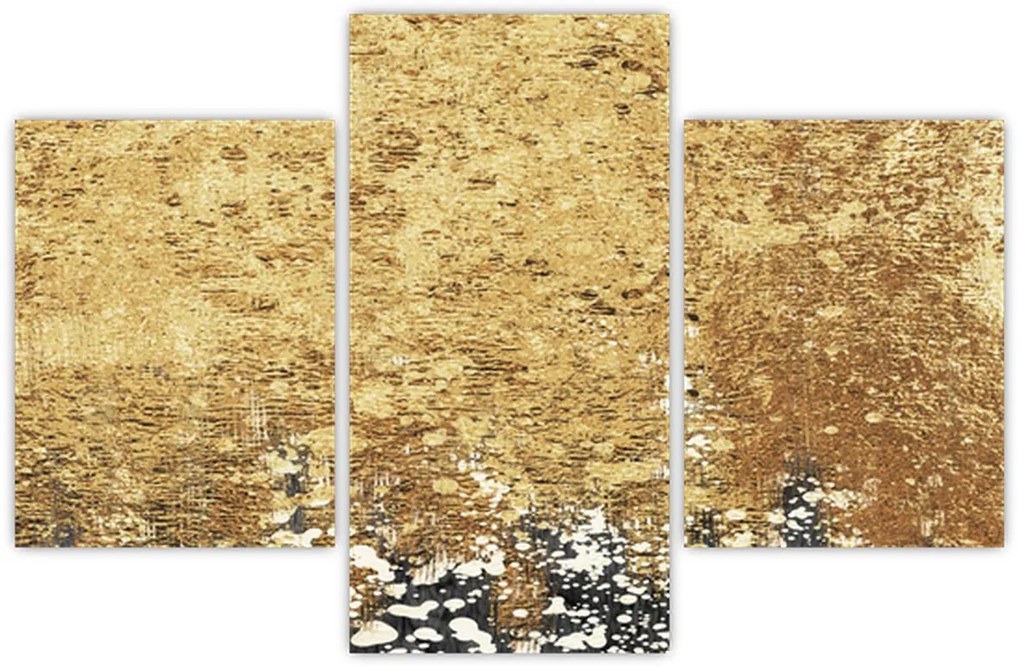 Obraz - Zlatá štruktúra N⁰3 (90x60 cm)