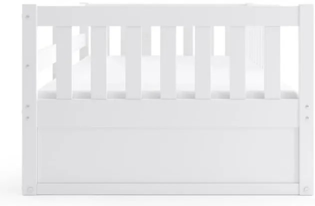 Detská posteľ s úložným priestorom SMART 160x80 cm - biela