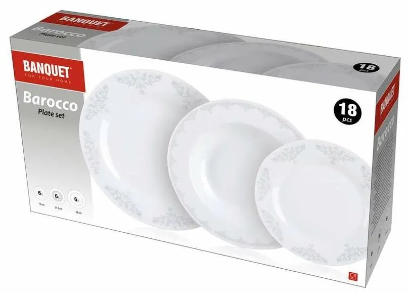 Banquet Barocco sada tanierov, 18 ks