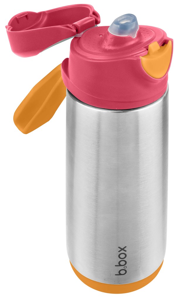 Termoska na pitie sport 500 ml - ružová/oranžová