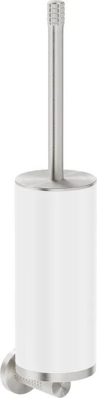 Mexen Triv, nástenná WC kefa, biela / brúsená oceľ, 70A33071-97W