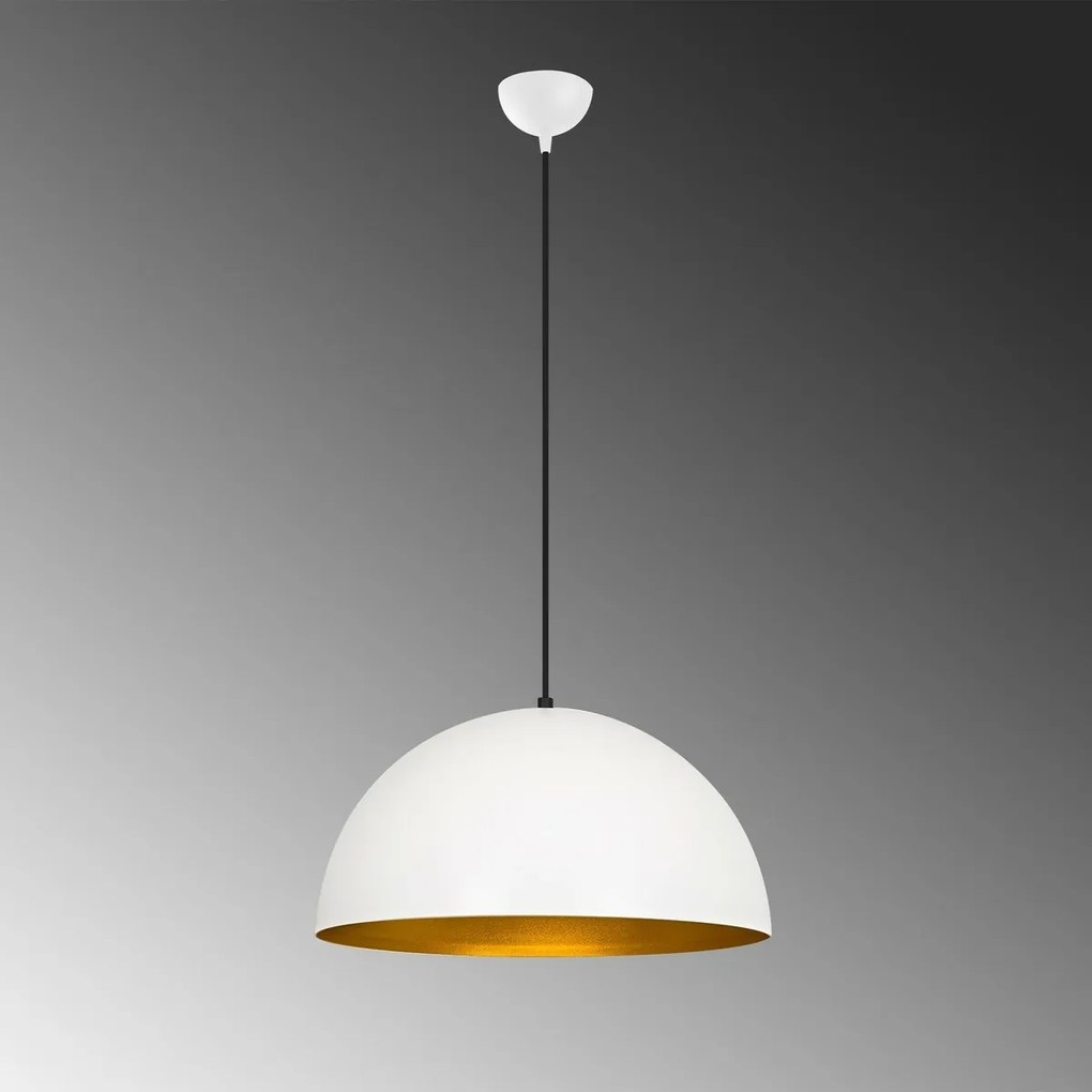 Závesný lustr Mini Sivani - MR - 719, biela-zlatá
