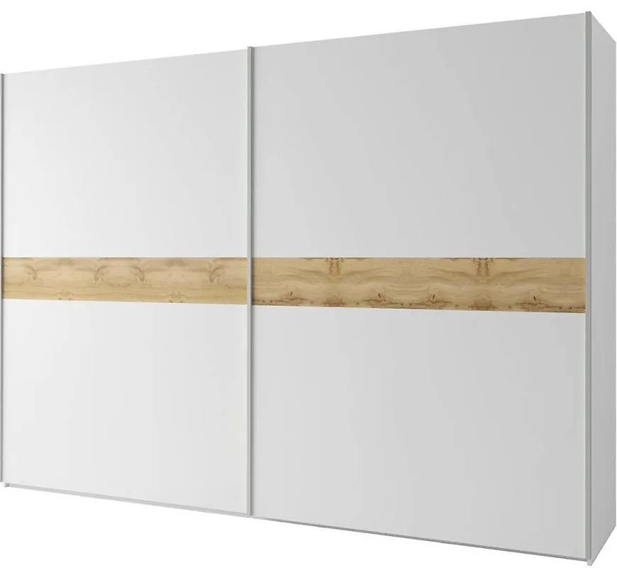 Skriňa Gamma 300 cm dub wotan/biela