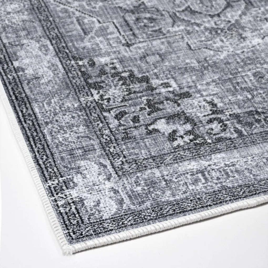 Súprava 2 kusov kúpeľňových predložiek Mandala sivá