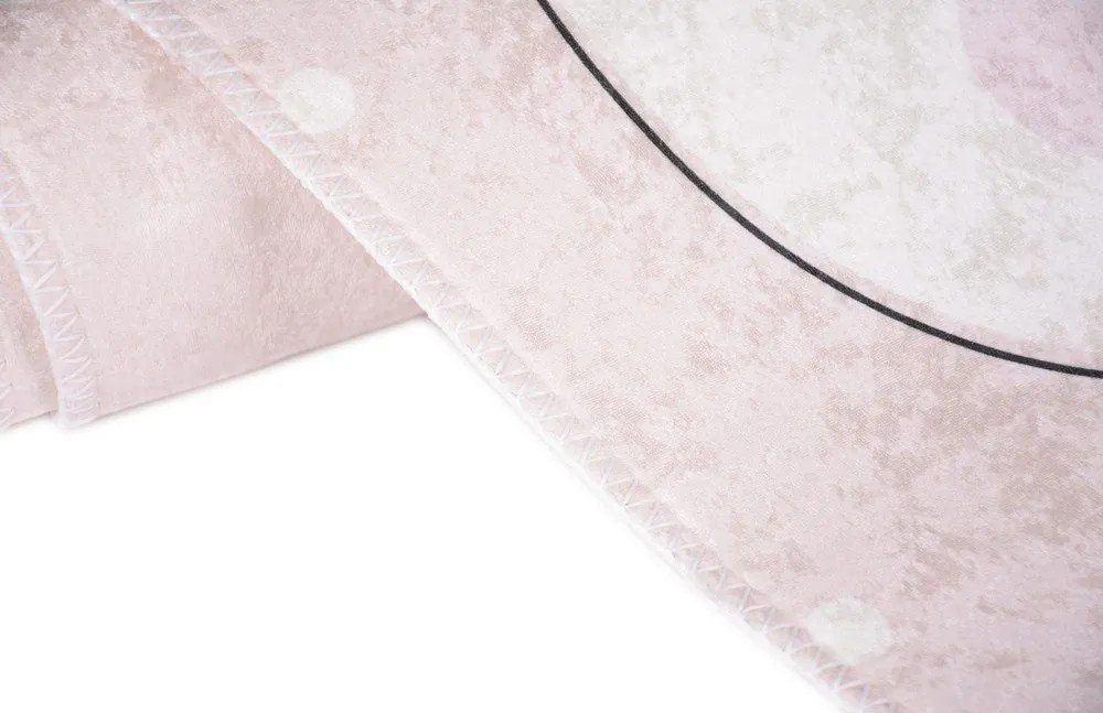 Svetloružový detský koberec 120x180 cm Princess Panda – Vitaus