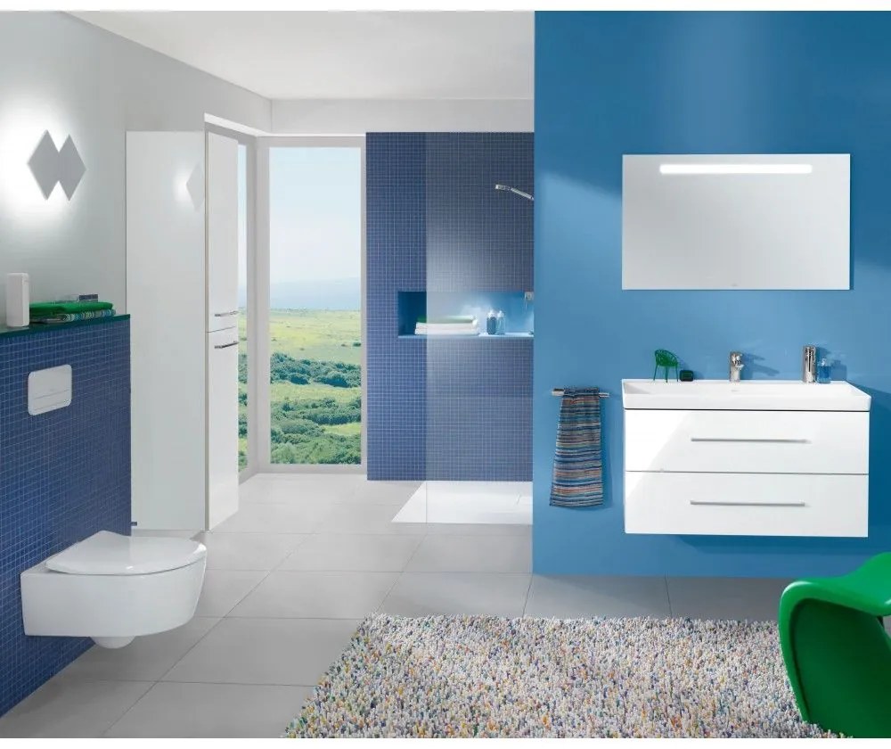 VILLEROY & BOCH Avento závesná skrinka pod umývadlo, 2 zásuvky, 980 x 452 x 514 mm, Crystal White, A89200B4