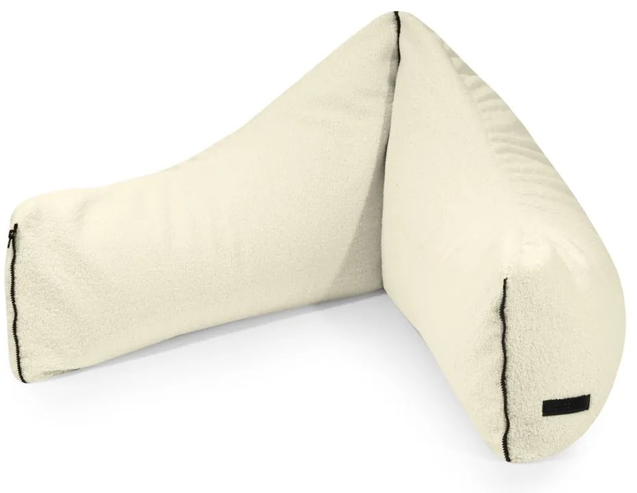 Krémový detský sedací vak z textílie buklé Clip Clap 90 – SLOWDOWN