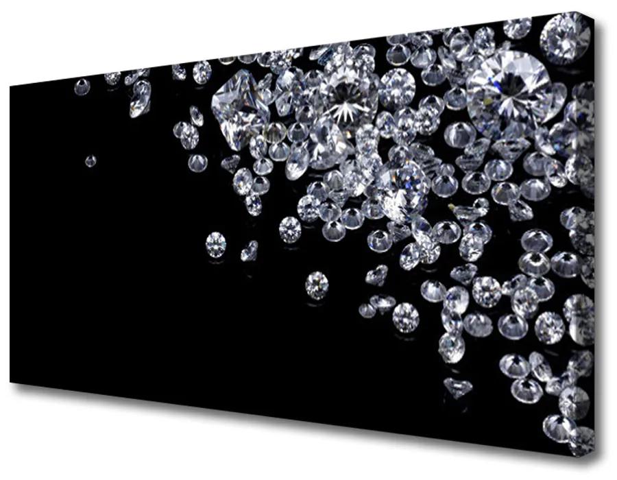 Obraz na plátne Diamanty umenie 140x70 cm