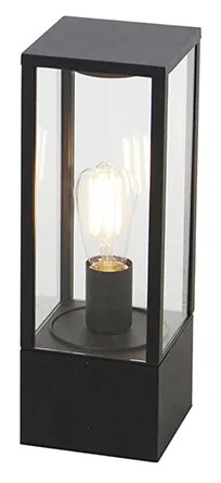 Priemyselná stojaca lampa čierna 40 cm IP44 - Charlois