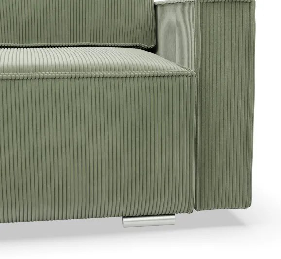 Trojmiestna rozkladacia sedačka NOTO olivová