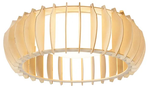 Škandinávske stropné svietidlo béžové 40 cm vrátane LED - Monte