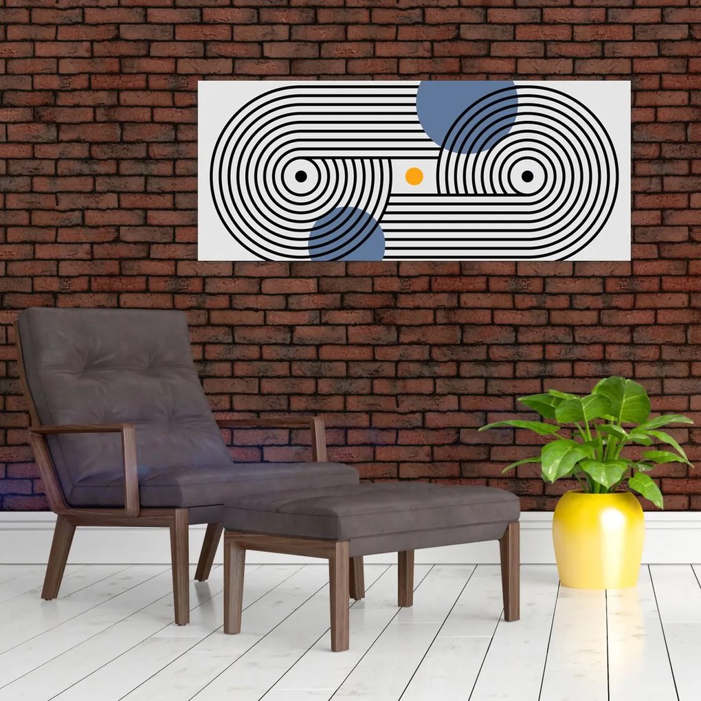 Obraz - Minimalistická abstrakcia N⁰3 (120x50 cm)