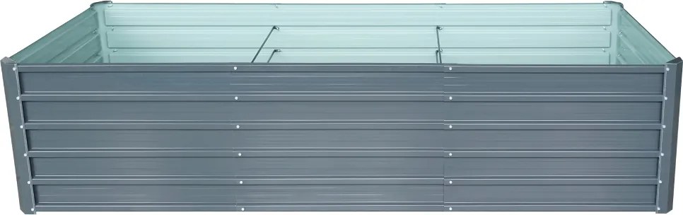 Vyvýšený záhradný záhon BestBerg VZ-1250A / 1250 l / 240 x 90 x 58 cm / sivá