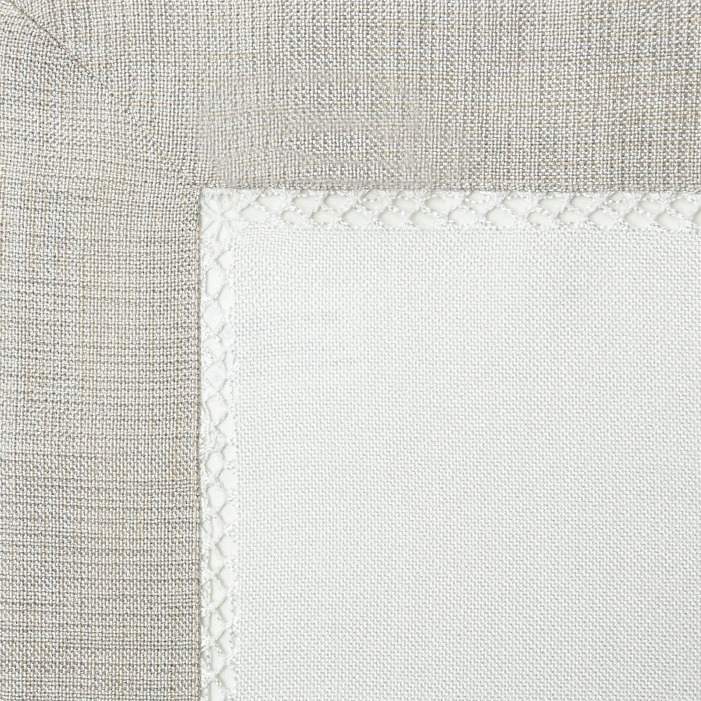 SADA 4 KS PRESTIERANIE NA STÔL EMMA 30X40 CM BIELY