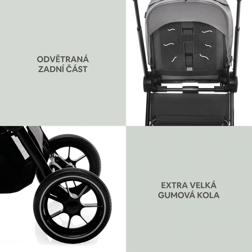 Set Športový kočík Move Cross 3 + korba XL 3 + adaptéry