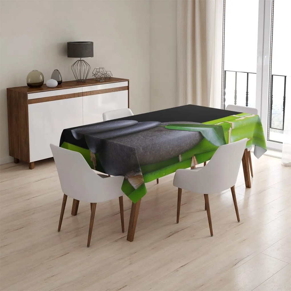 Sablio Obrus Bambus a kamene - 90x90 cm