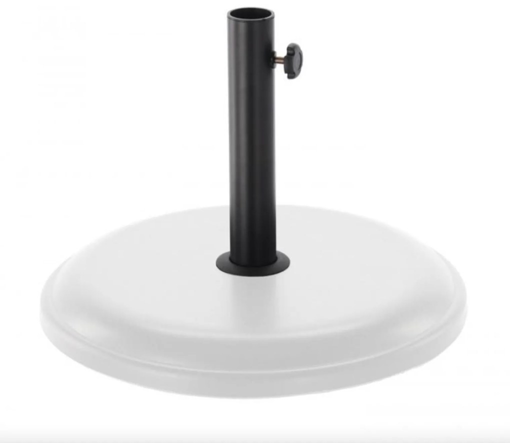 Podstavec pod slunečník MARRKO 16 kg bílý