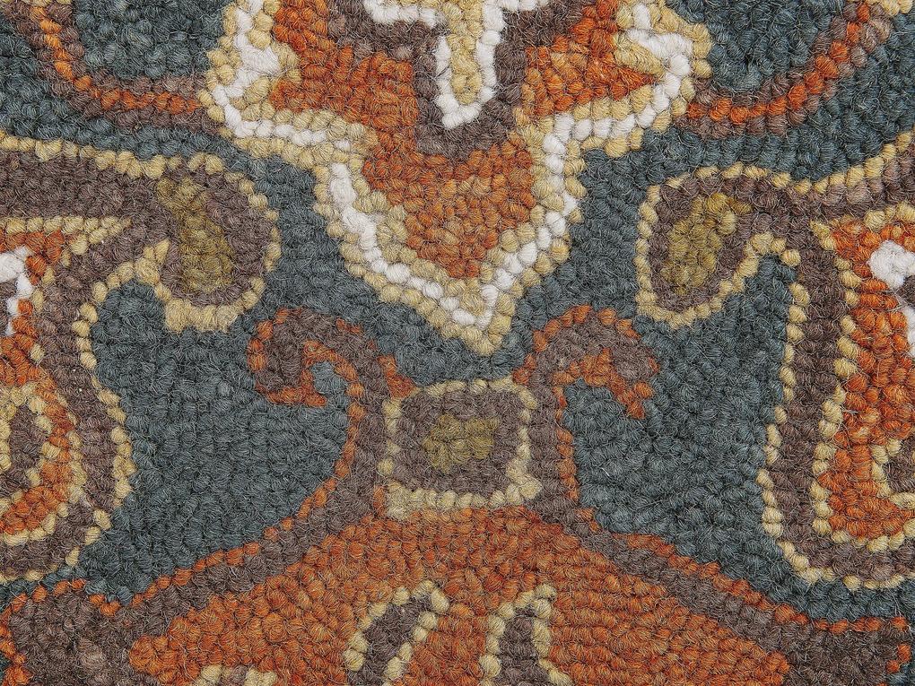 Vlnený koberec 200 x 200 cm viacfarebný UMURLU Beliani