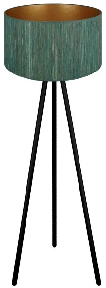 Brilagi - Stojacia lampa BOSTON ROLLER 1xE27/15W/230V zelená/zlatá