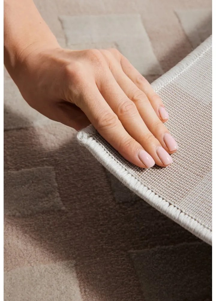 Béžový behúň 80x240 cm Perles Onyx – Elle Decoration