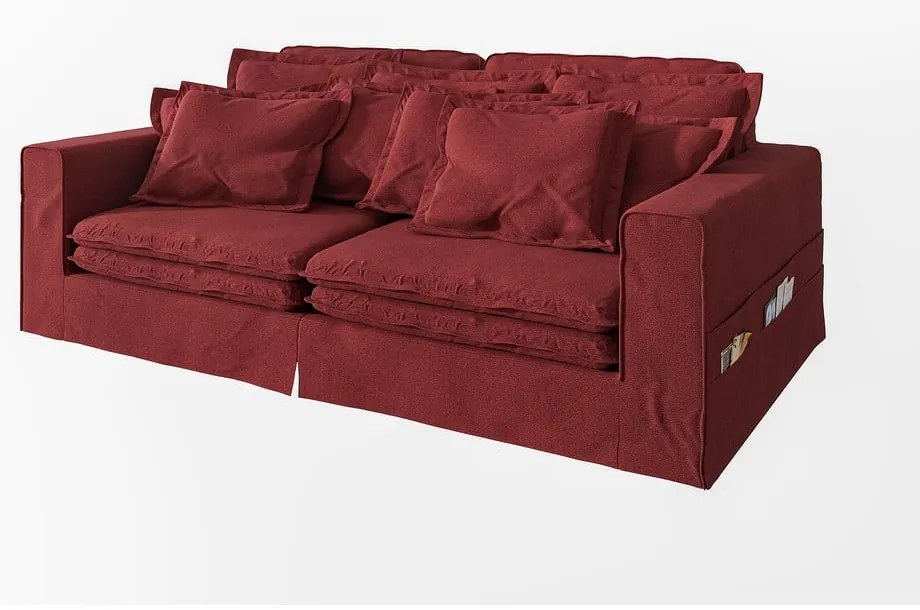 Červená pohovka 236 cm Nora – Ropez