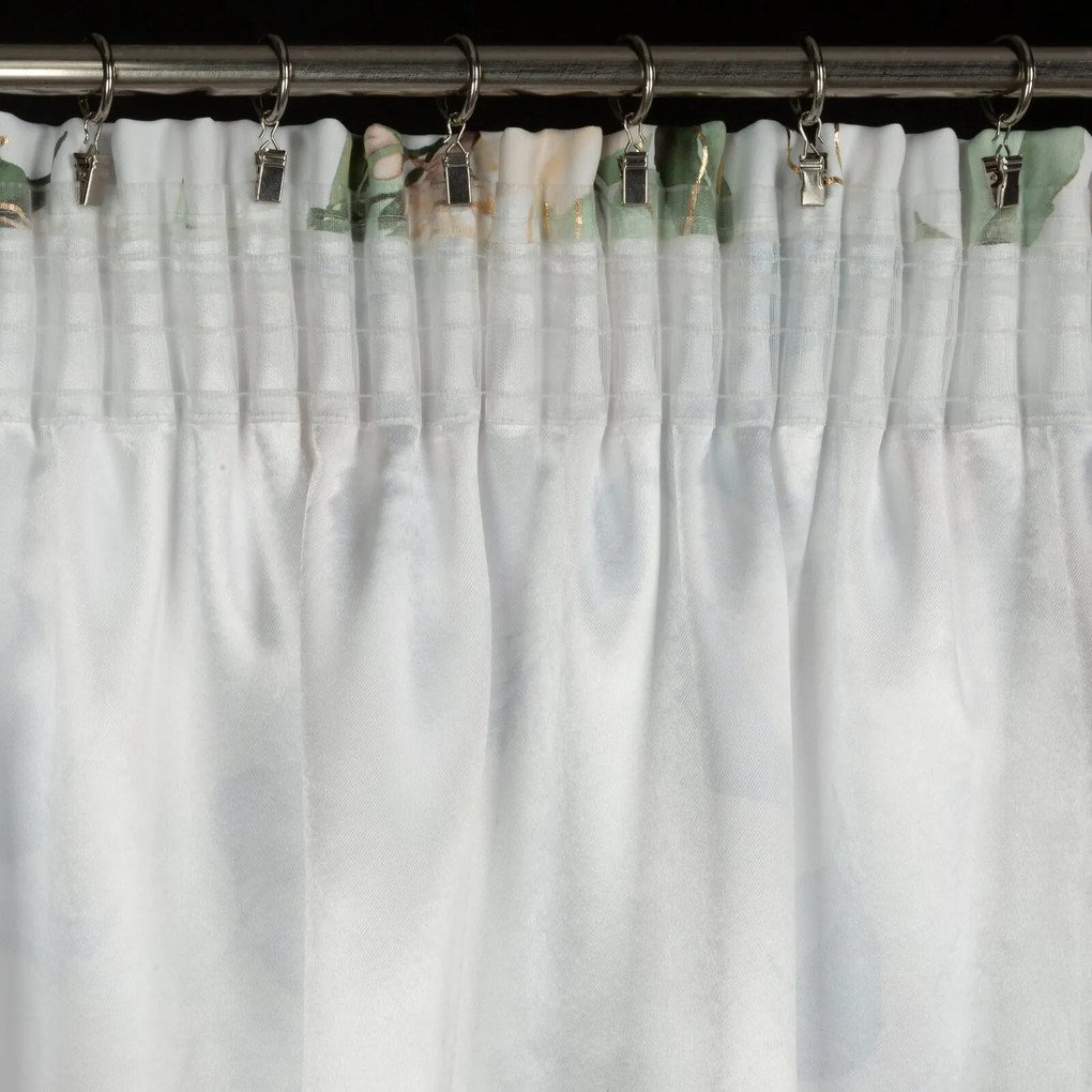 ZÁVES NA PÁSKE ROSE 135X270 CM VZOROVANÁ