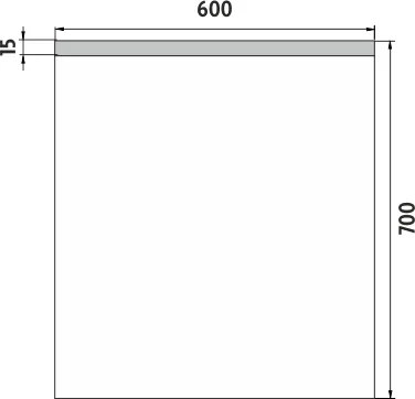 Nimco LED zrkadlo 600x700 - ZP 8002