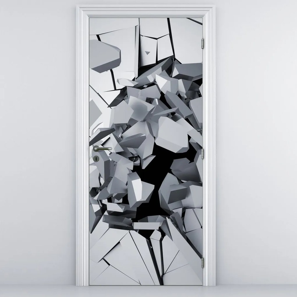 Fototapeta na dvere - Abstrakcia 3D (95x205cm)