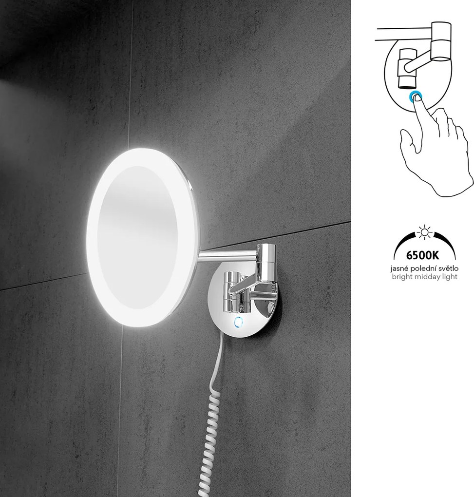 Nimco Kozmetické podsvietené LED zrkadlo - ZK 20265-26