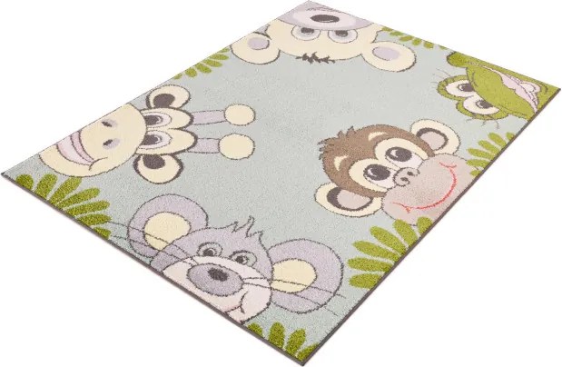 Detský koberec Funky Top Tig mätový