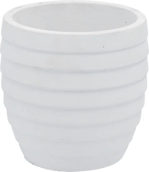 Garden Line CEMENTOVÝ OBAL NA KVETINOVÝ KÔŠ 12 x 12 x 12 CM BIELY *1350