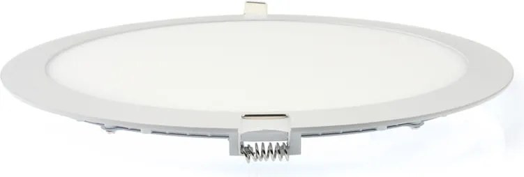 BERGE LED panel kruhový - 300x300x17mm vstavaný - 24W - 230V - 1900Lm - teplá biela