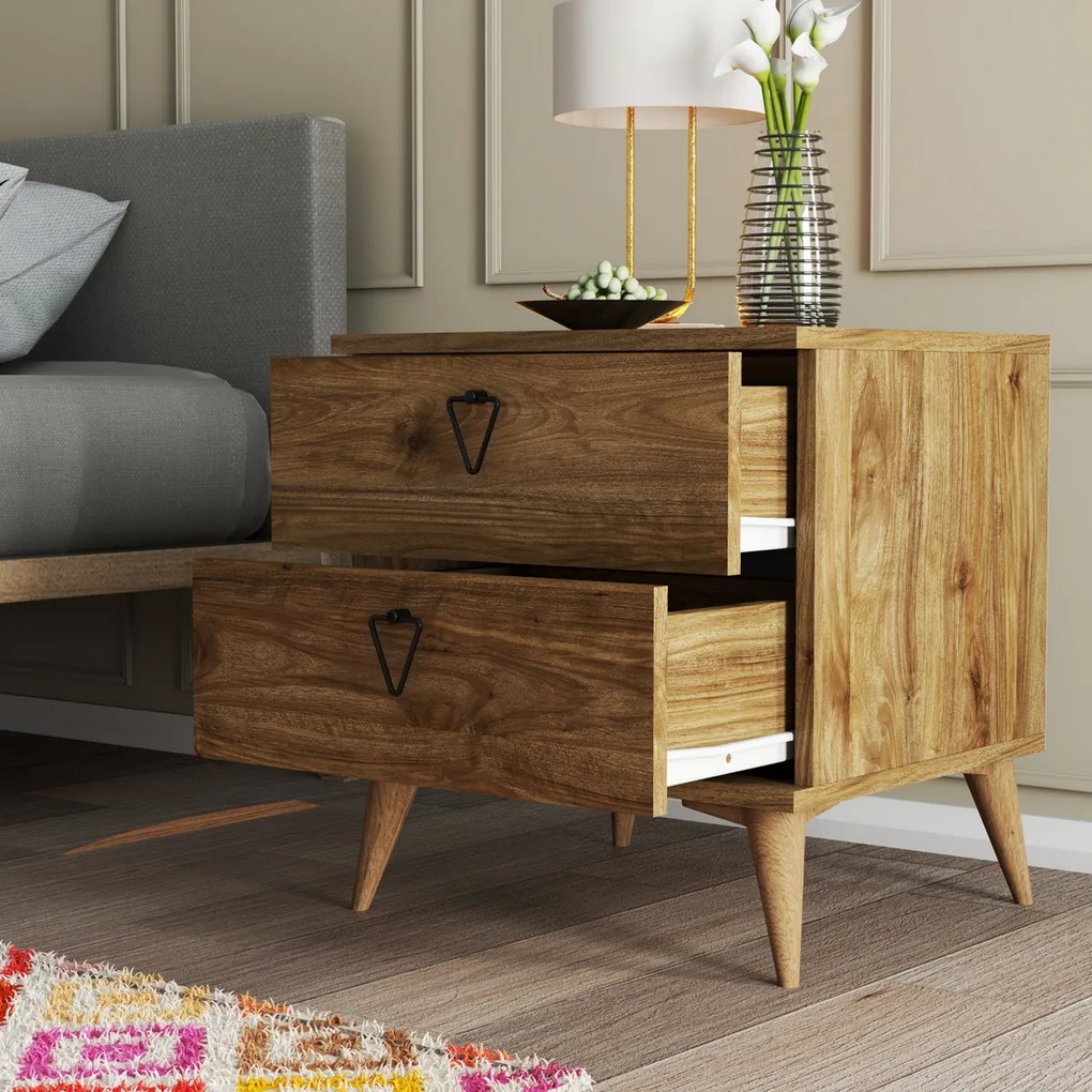 Nočný stolík Versa-Ce Walnut