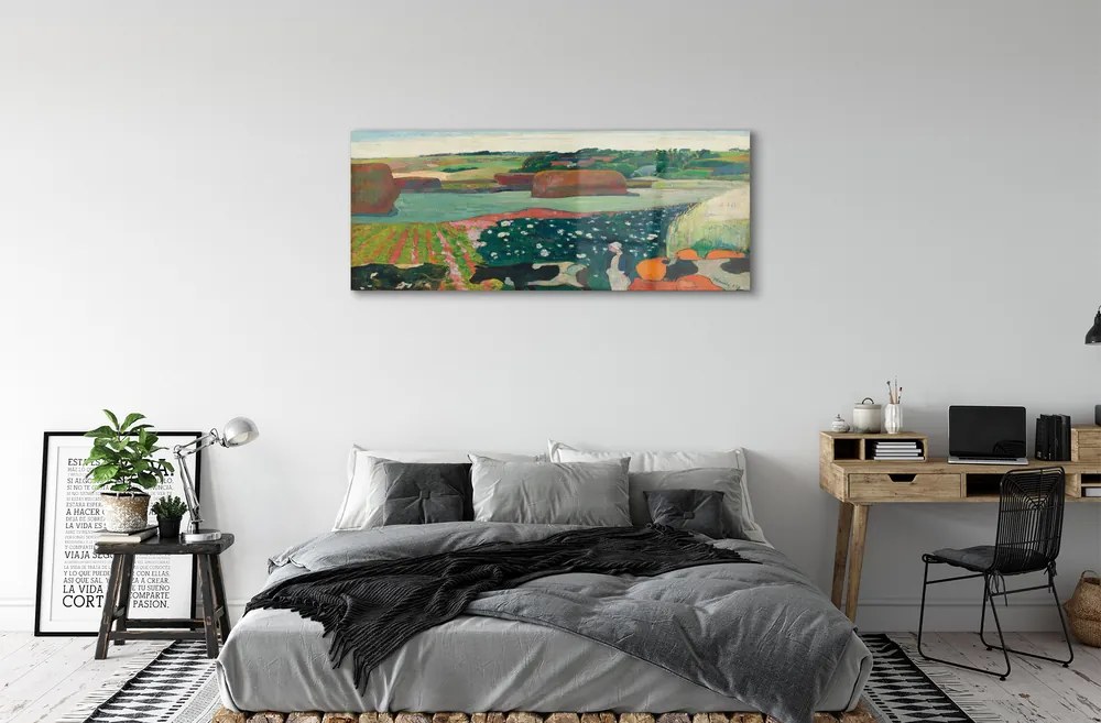 Obraz plexi Art maľované pohľad vidieka 120x60 cm