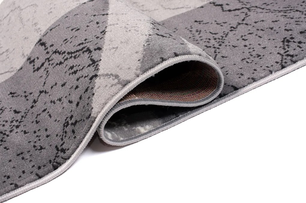 Koberec 3707A DARK GRAY CHEAP PP CRM Veľkosť: 80x250cm