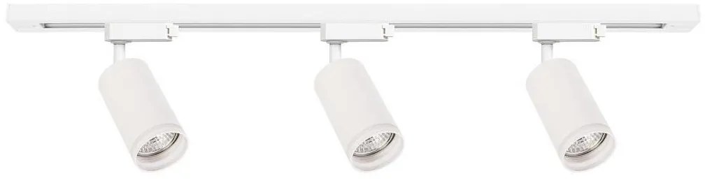 Bodové svietidlo do lištového systému PIPE 3xGU10/10W/230V biela