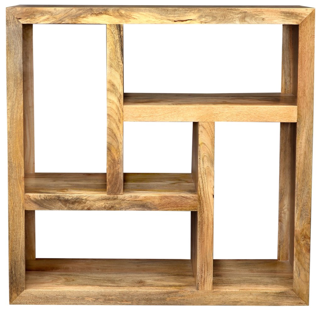 furniture-nabytek.cz - Polica kúpeľňa 110x110x35 z dreva mango