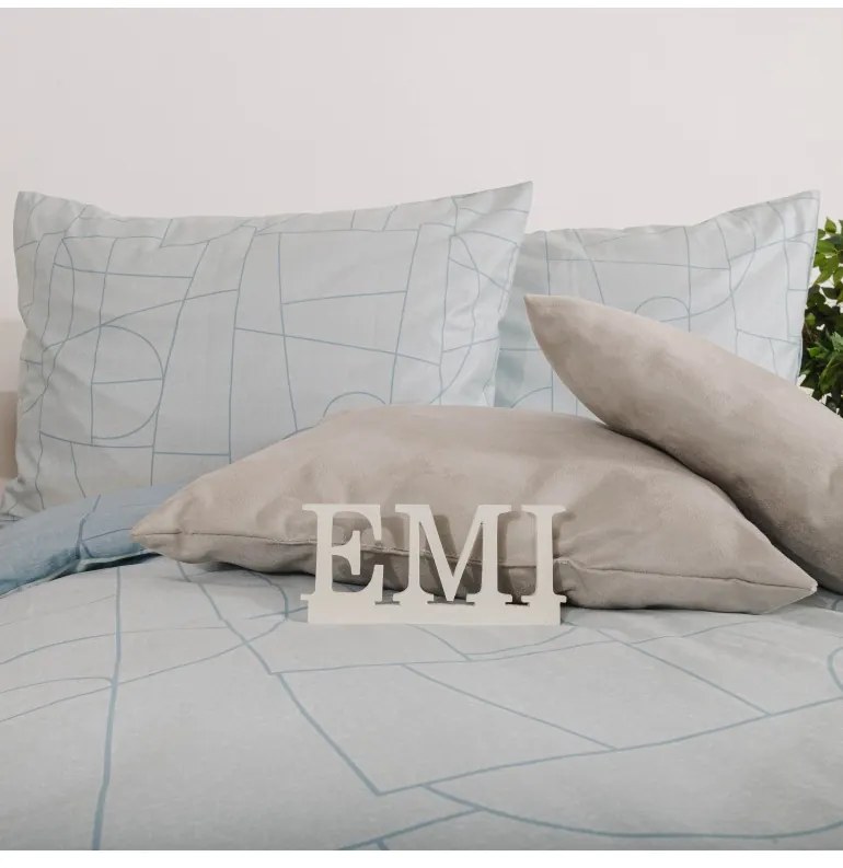 Obliečky Velur modré satén EMI