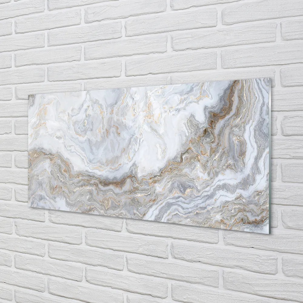 Sklenený obklad do kuchyne Marble kameň škvrny 120x60 cm