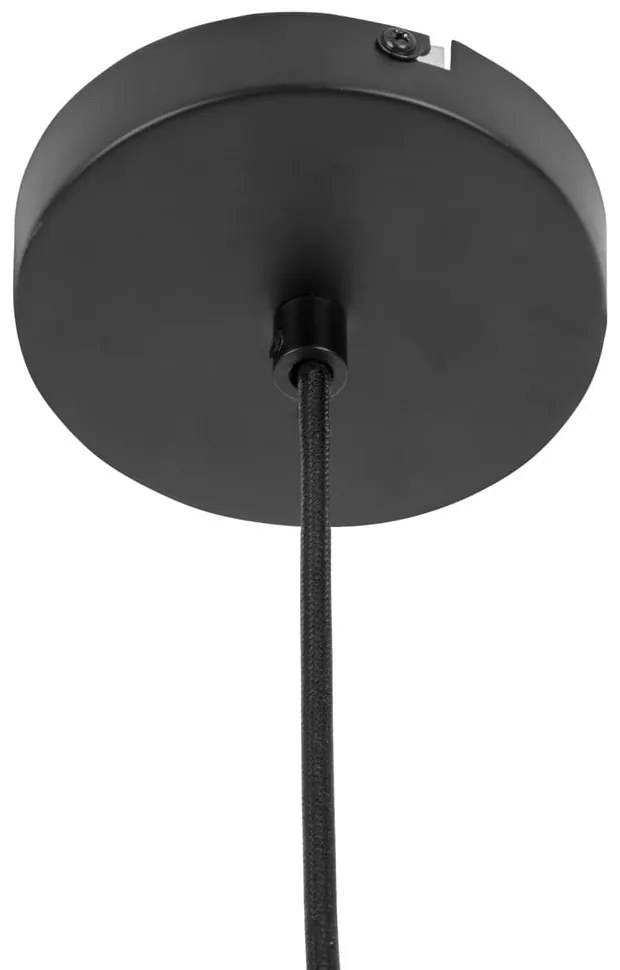 Závesné svietidlo v zlatej farbe s tienidlom z papierového výpletu ø 62 cm Sombra – Leitmotiv