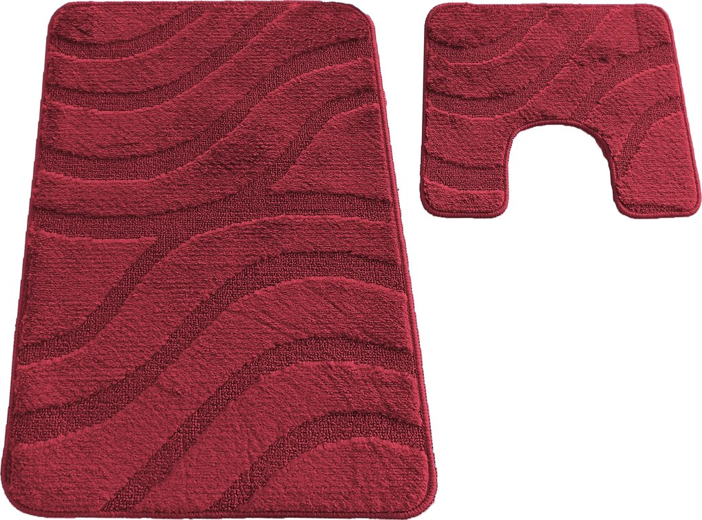 DY Kúpeľňová sada Montana s výrezom Symphony Barn Red