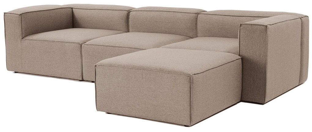 Rohová sedačka Forewona (hnedá). Akcia -17%. Vlastná spoľahlivá doprava až k Vám domov. 1106833