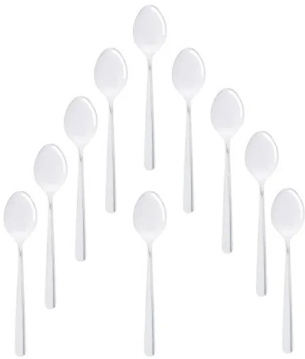 Súprava lyžičiek VIENNA strieborná 734670 (10 ks)
