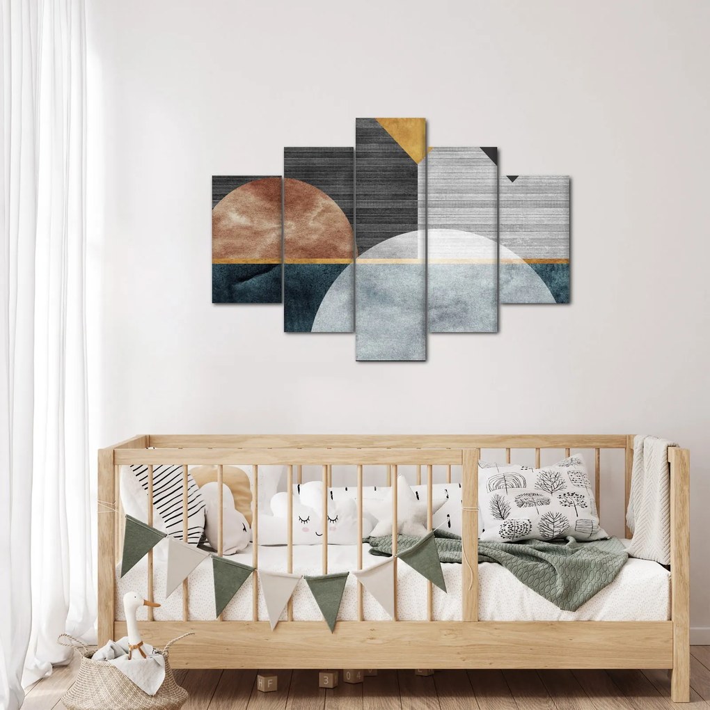 Obraz - Tvary a textúry (150x105 cm)