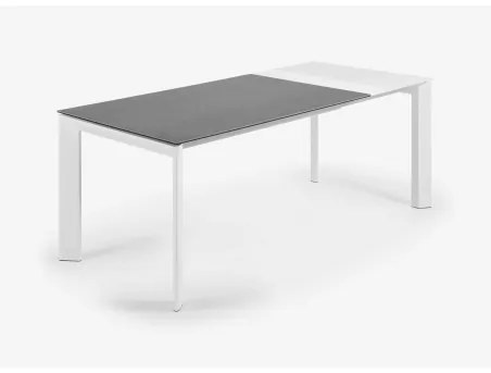 AXIS PORCELAIN WHITE rozkladací jedálenský stôl 140 (200) cm