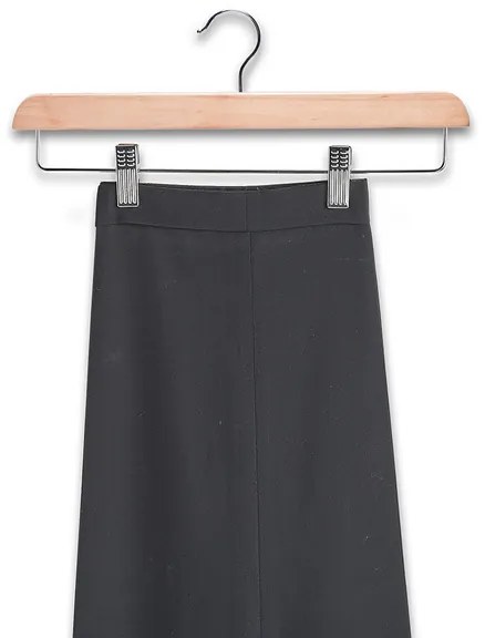 Zeller Present Drevený vešiak s klipom na nohavice a sukne, 36 x 14 cm